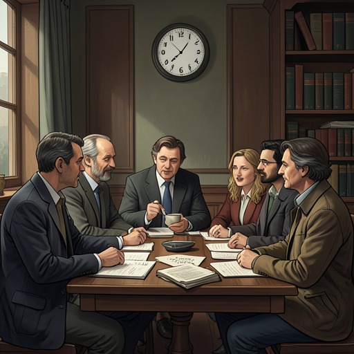 语言作为诱惑的工具,《地狱来鸿》中的场景。这条脉络追踪时髦标签和误导性定义如何在各封信中模糊道德抉择。