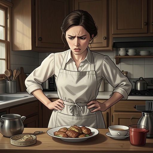 The Mother’s Delicate Appetite from "The Screwtape Letters". This flow examines the mother’s concealed gluttony and the irritability it produces in the household.