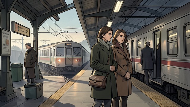 The Station Farewell from "Journey to the End of the Night". The Station Farewell A painful departure Molly accompanies Bardamu to the station and understands that he will not return.