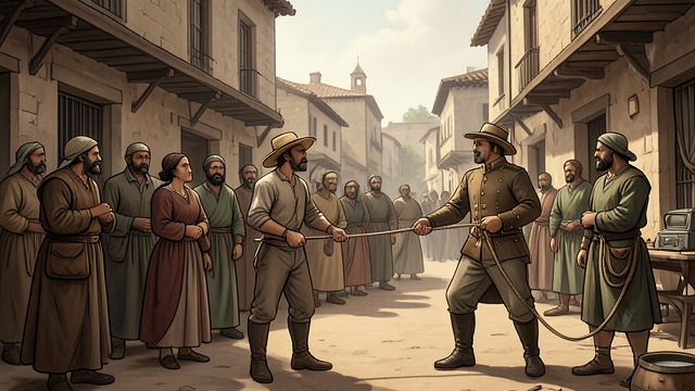Grappa’s Colonial Court from "Journey to the End of the Night". Grappa’s Colonial Court Justice as beating Lieutenant Grappa settles local disputes with corporal punishment, including the public whipping of an old man.