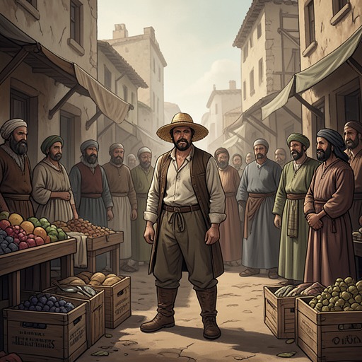 The Colonial Trading Post from "Journey to the End of the Night". This flow traces the colony’s commercial and administrative machinery through the unequal labor, petty rivalries, and private kindness Bardamu witnesses.
