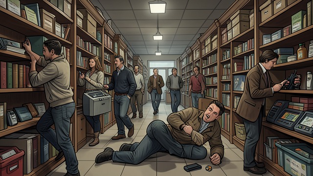 The Storewide Fight from "Mr. & Mrs. Smith". The Storewide Fight Skills combined Jane moves above the aisles while John fights below, communicating through toy walkie-talkies and shifting between…