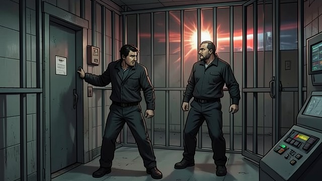 The Prison Rescue from "Mr. & Mrs. Smith". The Prison Rescue A shared target The Smiths decide to rescue Benjamin Danz, believing that he may provide leverage against both agencies.