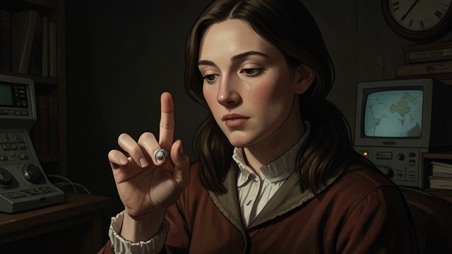 The Ring Removed in Grief from "Mr. & Mrs. Smith". The Ring Removed in Grief A private decision At Triple Click, Jane removes her ring and stares at the pale band it has left on her finger.