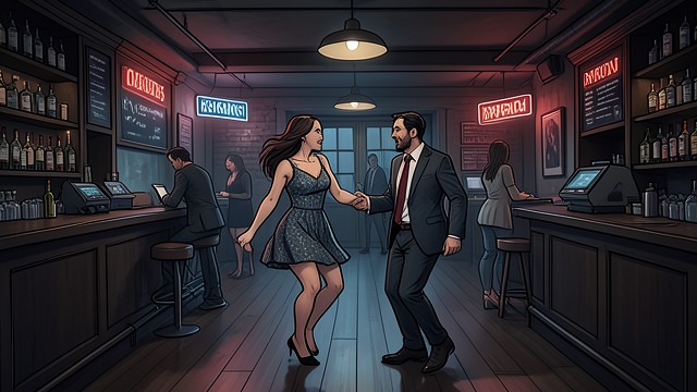 A Night of Salsa from "Mr. & Mrs. Smith". A Night of Salsa Choosing movement After gunfire and hiding, Jane and John slip into the city and find a basement bar.