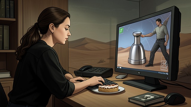 The Footage Recognition from "Mr. & Mrs. Smith". The Footage Recognition Familiar details Jane reviews recordings of the desert and notices a silver flask, cake, and a recognizable stance.