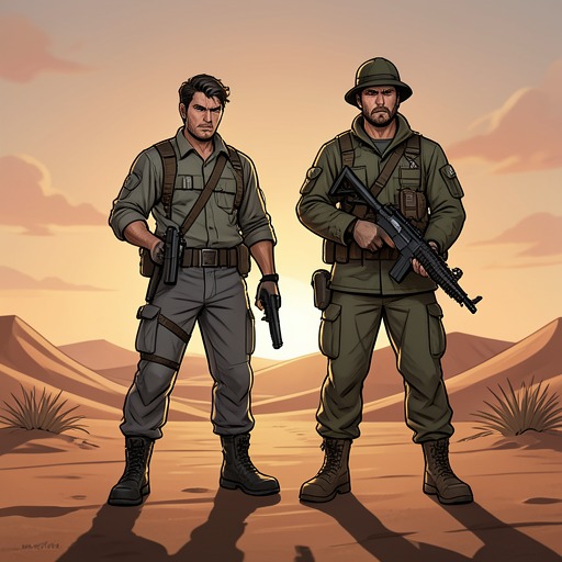 The Mission Becomes Personal from "Mr. & Mrs. Smith". The desert operation escalates from a professional interruption into a marital crisis once each agent realizes the rival is their spouse.