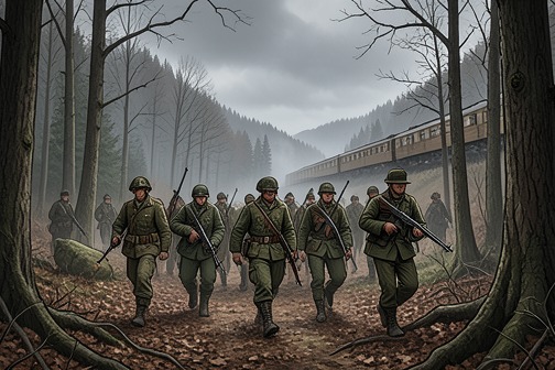 German-Soviet War from "2666". The German-Soviet War is presented through Hans Reiter’s experience as an infantryman in the German advance into Soviet territory.