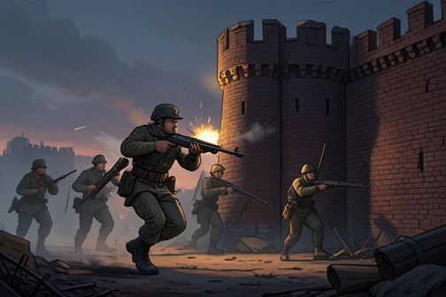 Battle of Chornomorske from "2666". The Battle of Chornomorske is a campaign episode in which Hans Reiter repeatedly approaches death without taking the precautions that might keep him alive.
