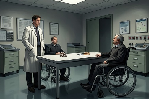 Critics visit Auguste Demarre’s clinic from "2666". The critics’ visit to the Auguste Demarre Clinic is a meeting with the painter Edwin Johns, but it also becomes an encounter with the limits of what the…