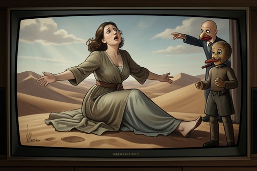 Florita Almada’s first televised prophecy in a trance from "2666". Florita Almada’s first televised trance is a public warning about the killings of women and girls in Santa Teresa.