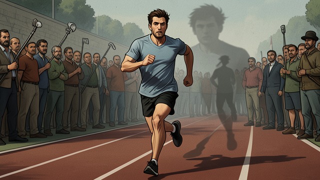 Returning to the Track from "Off Campus". Returning to the Track Tom begins running again after Reese challenges him to match his return to track with Reese’s willingness to seek therapy.