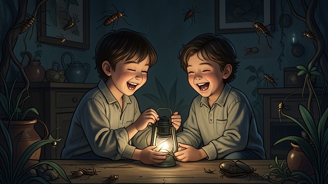 大世界中的小事,《微物之神》中的场景。威胁之下的小小欢愉 留意细微之处 阿穆与韦卢塔彼此说笑,留意昆虫、植物和细微的不适。他们的关注为他们提供了暂时的庇护,使他们得以躲避步步逼近的社会力量。 脆弱即抵抗 他们选择微小的快乐,因为他们无法拥有未来。这份亲密并非微不足道;它是他们仍能自主选择的生活部分。