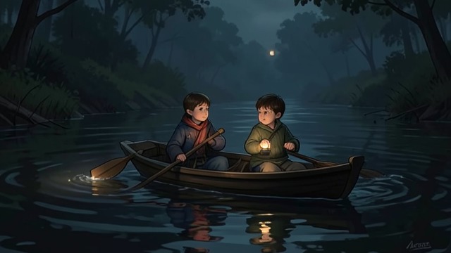 Crossing After Rejection from "The God of Small Things". Crossing After Rejection A Journey in Darkness The children row across the swollen river after Ammu tells them to go away.