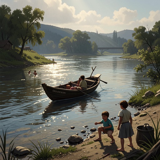 The River, the Boat, and the Twins from "The God of Small Things". This thematic thread traces how the Meenachal River shifts from a childhood refuge into a boundary and agent of irreversible change.