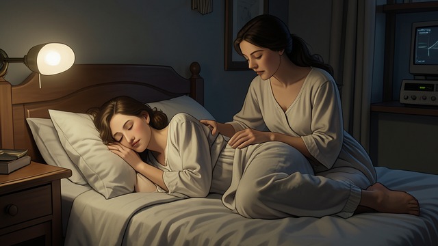 Holding Through the Night from "Norwegian Wood". Warmth in Darkness A request for comfort Naoko wakes Reiko when she fears Kizuki is calling her from the darkness.
