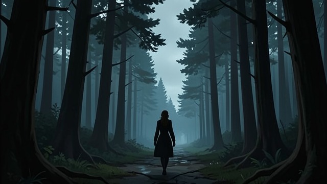 A Forest of Isolation from "Norwegian Wood". Walking Alone in the Woods Naoko’s image Naoko imagines herself wandering in a deep forest, cold and alone, with nobody coming to save her.