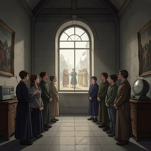 The Dormitory’s Comic and Political Order from "Norwegian Wood". This flow traces the strange institution that houses Watanabe and the contrast between its rigid public rituals and informal student life.