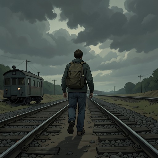 Watanabe’s Month on the Road from "Norwegian Wood". This flow follows Watanabe’s wandering after Naoko’s death as an attempt to inhabit grief before returning to the people still alive.