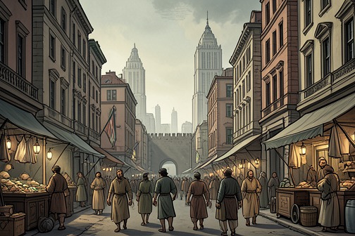 Fall of the Western Roman Empire from "The Social Contract". The Fall of the Western Roman Empire is invoked by Jean-Jacques Rousseau as evidence that accumulated wealth does not guarantee a state’s survival.