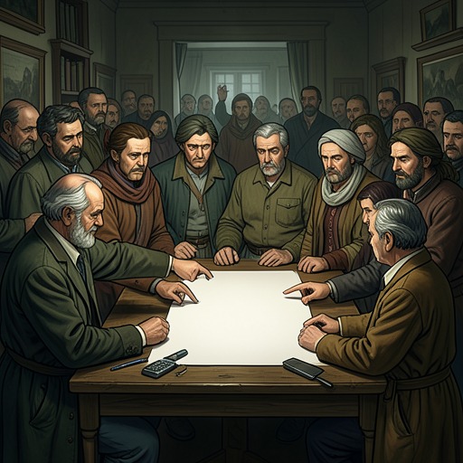 The Citizen’s Role in Sovereignty from "The Social Contract". This flow traces the citizen’s changing position from participant in the founding compact to active voter whose public duty can erode into private indifference.