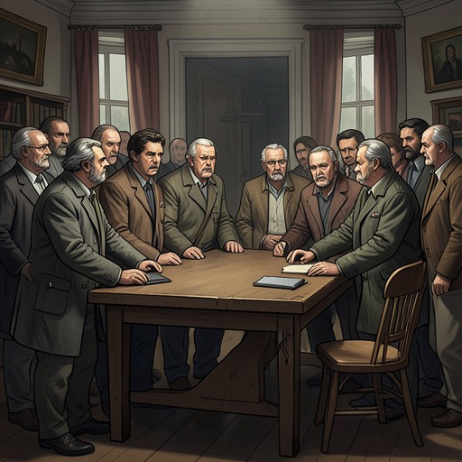 The Degeneration of Government from "The Social Contract". This flow traces how delegated government can contract from popular administration into concentrated rule and finally break the political compact.