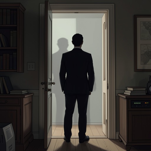 Pierce’s Posthumous Presence from "The Crying of Lot 49". Pierce remains a powerful but unreadable presence as Oedipa tests whether the clues are a genuine discovery, a deliberate setup, or both.