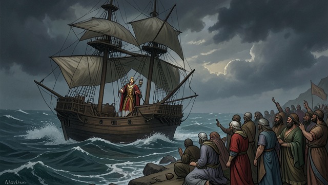 Setting Sail East from "The Silver Chair". Departure for the Islands A last expedition Caspian X sails toward the Seven Isles and the Lone Islands, hoping to meet Aslan.