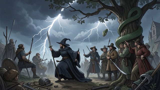 The Witch Defeated from "The Silver Chair". The Last Confrontation Refusal of conquest The Lady of the Green Kirtle tries to reclaim Rilian and denies the reality of Narnia.