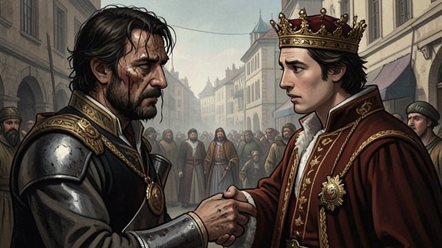 The Family’s Last Reunion from "The Silver Chair". A Lost Son Restored The father’s final blessing Rilian reaches the river as Caspian X’s ship comes home.