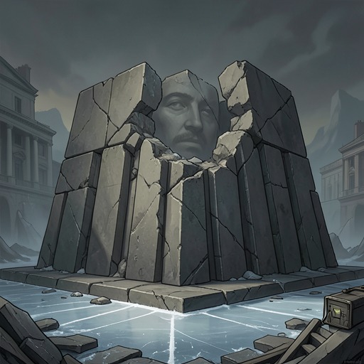 The Ruined City’s Message from "The Silver Chair". The inscription beneath the travelers’ feet connects an ancient giant monument to Aslan’s guidance and exposes the cost of careless reading.