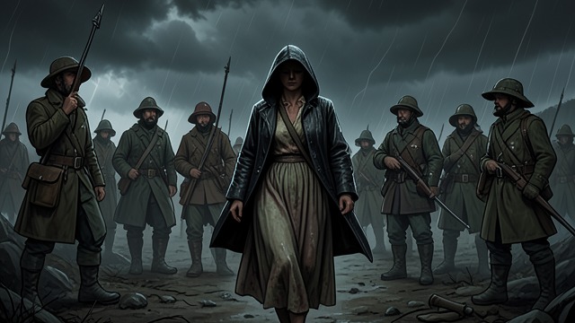The Farewell Ride from "For Whom the Bell Tolls". Sending Her Away Protection under pressure Pilar helps prepare Maria and leads her away from Jordan’s position.