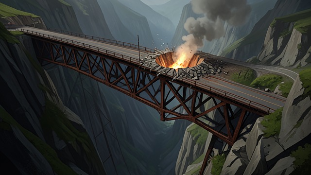 A Target on the Map from "For Whom the Bell Tolls". A Military Object Strategic value General Golz identifies The bridge as the only road for enemy reinforcements, tanks, and artillery moving toward the pass.