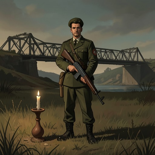 Anselmo’s Moral Reckoning from "For Whom the Bell Tolls". This flow traces Anselmo’s belief that killing is a sin through his obedience in war and his death while helping destroy the bridge.