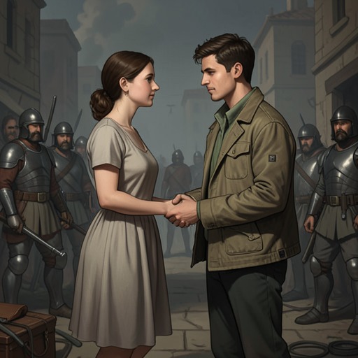 Maria and Joaquín’s Kinship from "For Whom the Bell Tolls". This flow traces Maria’s spontaneous sisterly care for Joaquín, a young fighter whose grief is made bearable through chosen kinship.
