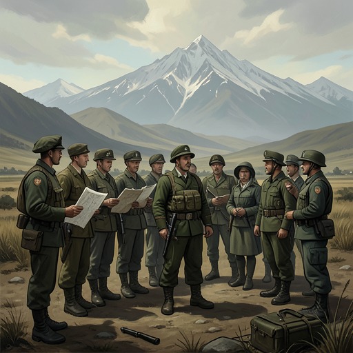 The Wider Offensive from "For Whom the Bell Tolls". This flow follows the Republican offensive from confident preparation to compromised surprise and an uncertain battlefield result.