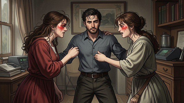 The Fight at the Door from "Women". Two Women Clash Sudden confrontation Lydia arrives at Chinaski’s apartment to inspect her competition.