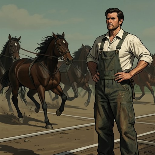 The Racecourse and the Gambler from "Women". This flow traces Chinaski’s reliance on horse racing as recreation, a fantasy of control, and a recurring alternative to emotional life.