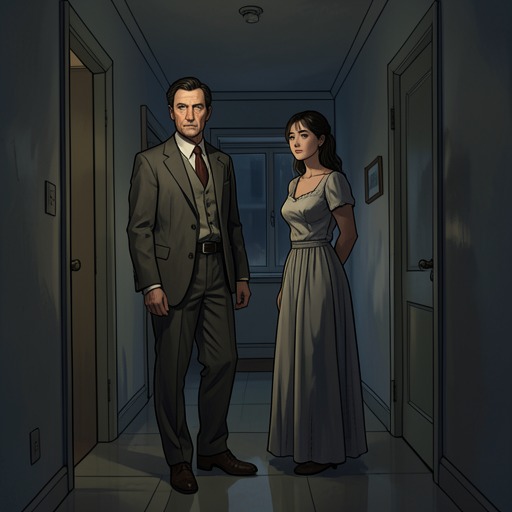 Bobby and Valerie’s Household from "Women". This flow follows Bobby and Valerie’s marriage as it intersects with Chinaski’s affairs and the unstable social world around his apartment court.