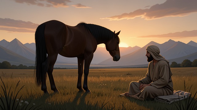 A Humbling Return from "The Horse and His Boy". The loss of self-conceit Remembering the lion Bree believes he has disgraced himself by galloping ahead while Shasta turned back to help Aravis and Hwin.
