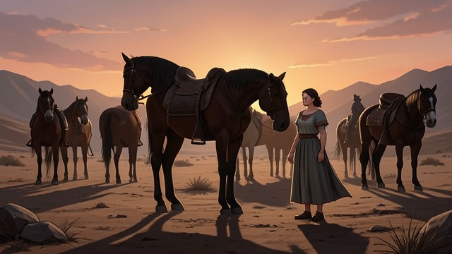 The Choice to Keep Going from "The Horse and His Boy". Habits left by slavery A reason to stop After the desert crossing, Bree resists leaving the valley and wants time to eat and rest.