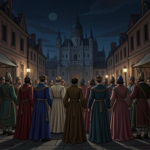 The Narnian Embassy’s Escape from "The Horse and His Boy". The Narnian royal party moves from uncertain courtship to a concealed departure as Rabadash’s desire for Susan turns into a threat.