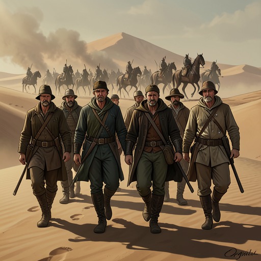 The Road to Anvard from "The Horse and His Boy". The fugitives’ desert crossing becomes a race against Rabadash, testing endurance before Shasta’s warning and the battle at Anvard.