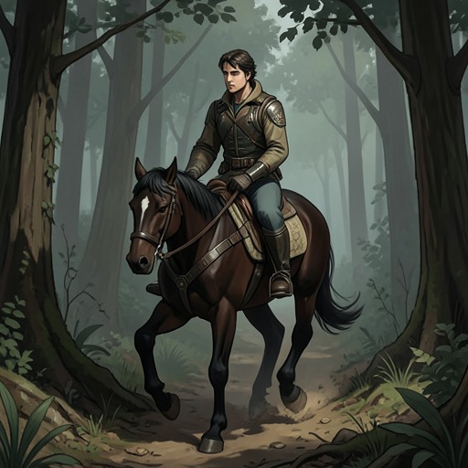 Shasta and Aslan’s Guidance from "The Horse and His Boy". Aslan’s unseen interventions shape Shasta’s road while preserving his freedom to experience and understand his own story.