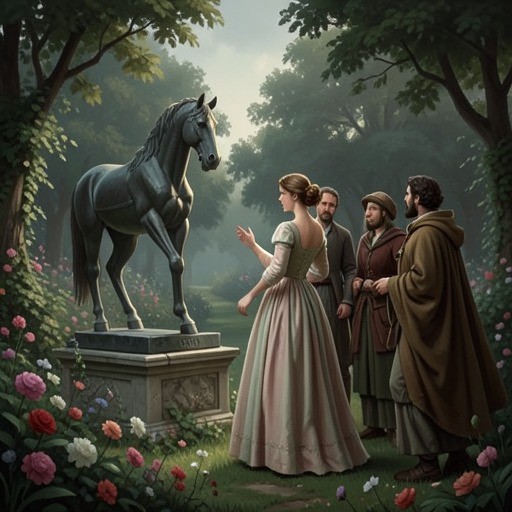 Aravis’s Escape from an Arranged Marriage from "The Horse and His Boy". Aravis rejects the future imposed on her, devises a careful escape, and gradually learns to value companionship beyond rank.