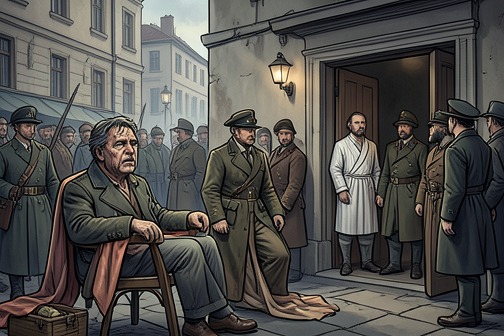 Allied entry into the German Embassy in Madrid from "Los pacientes del doctor García". Allied entry into the German Embassy in Madrid, on June 5, 1945, ends not in the recovery of Nazi diplomatic records or treasures but in an encounter with Hans…
