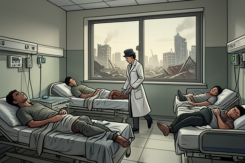 Siege and bombing of Madrid from "Los pacientes del doctor García". The Siege and bombing of Madrid is the novel’s defining experience of urban war: sustained bombardment overwhelms medical care, drives families from their…