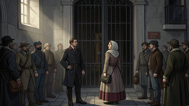 Political Estrangement from "Los pacientes del doctor García". The Friendship Breaks Opposing convictions Guillermo challenges Amparo’s Falangist charity work and later rejects her salute, making their childhood bond newly…