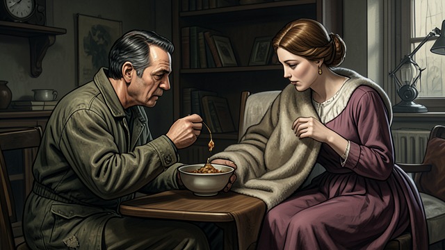 Clara’s Welcome from "Los pacientes del doctor García". A Fugitive Is Received Care as a method Clara offers the false Adrián food, clothing, shelter, and reassurance, speaking to him as a comrade and child.