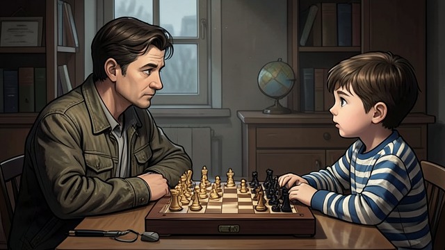 A Childhood Lesson from "Los pacientes del doctor García". Chess and Childhood Lessons from a grandfather Guillermo learns chess from Guillermo Medina Acero, while his Sundays with Fermín and Amparo establish the game…